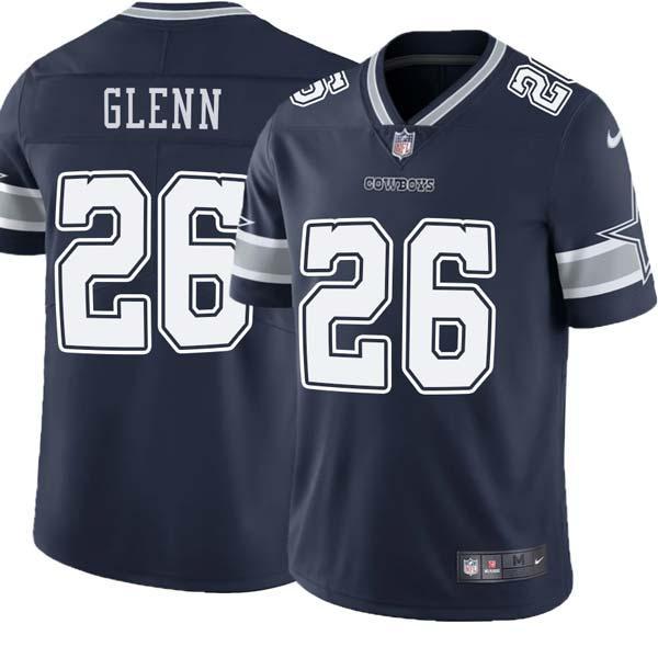 Navy Aaron Glenn Cowboys #26 Stitched American Football Jersey Custom Sewn-on Patches Mens Womens Youth