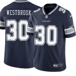 Navy Bryant Westbrook Cowboys #30 Stitched American Football Jersey Custom Sewn-on Patches Mens Womens Youth