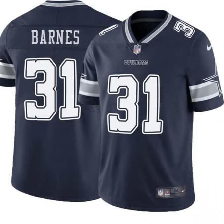 Navy Benny Barnes Cowboys #31 Stitched American Football Jersey Custom Sewn-on Patches Mens Womens Youth