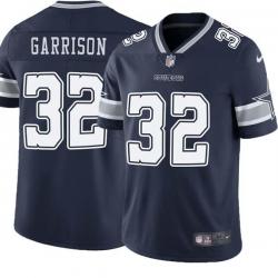 Navy Walt Garrison Cowboys #32 Stitched American Football Jersey Custom Sewn-on Patches Mens Womens Youth