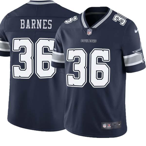 Navy Darian Barnes Cowboys #36 Stitched American Football Jersey Custom Sewn-on Patches Mens Womens Youth