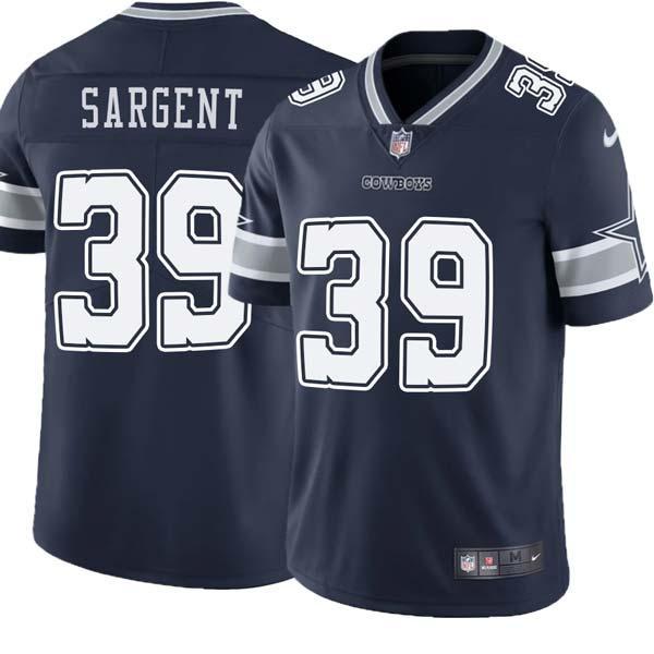 Navy Broderick Sargent Cowboys #39 Stitched American Football Jersey Custom Sewn-on Patches Mens Womens Youth