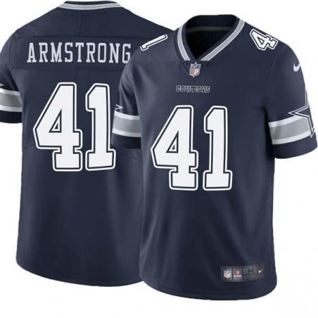 Navy Ray-Ray Armstrong Cowboys #41 Stitched American Football Jersey Custom Sewn-on Patches Mens Womens Youth