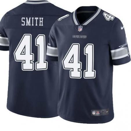 Navy Keith Smith Cowboys #41 Stitched American Football Jersey Custom Sewn-on Patches Mens Womens Youth