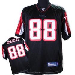 Tony Gonzalez Atlanta Football Jersey - Atlanta #88 Football Jersey(Black)