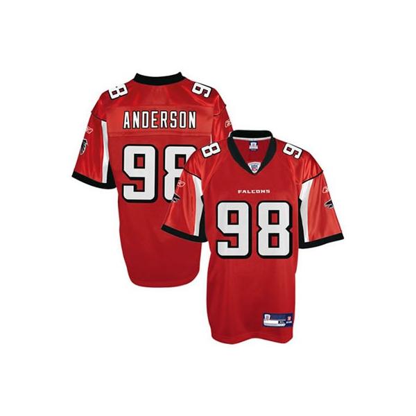 Jamaal Anderson Atlanta Football Jersey - Atlanta #98 Football Jersey(Red)