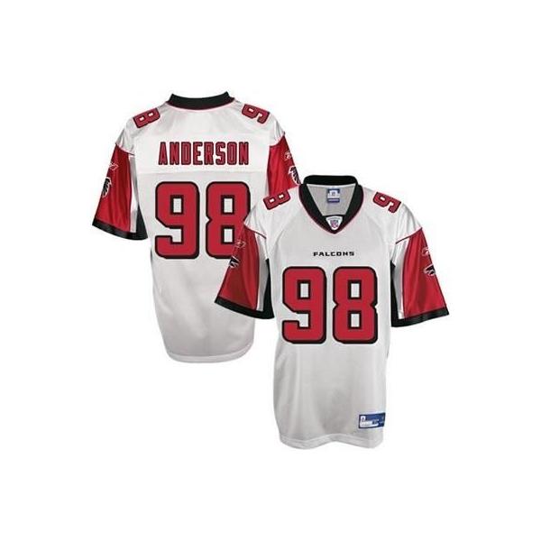 Jamaal Anderson Atlanta Football Jersey - Atlanta #98 Football Jersey(White)