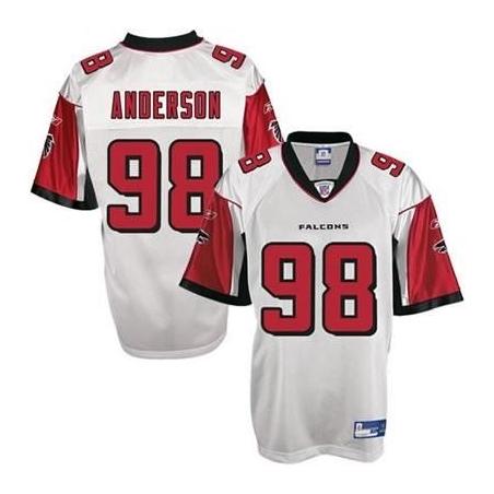 Jamaal Anderson Atlanta Football Jersey - Atlanta #98 Football Jersey(White)