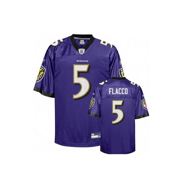 Joe Flacco Baltimore Football Jersey - Baltimore #5 Football Jersey(Purple)