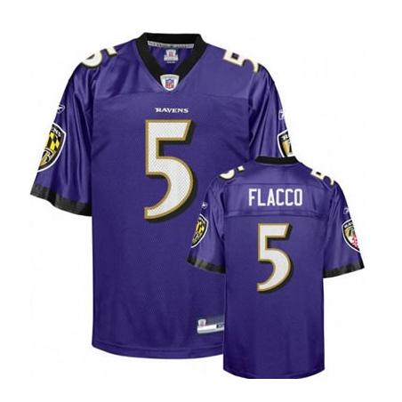 Joe Flacco Baltimore Football Jersey - Baltimore #5 Football Jersey(Purple)