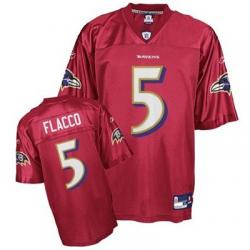 Joe Flacco Baltimore Football Jersey - Baltimore #5 Football Jersey(Red)