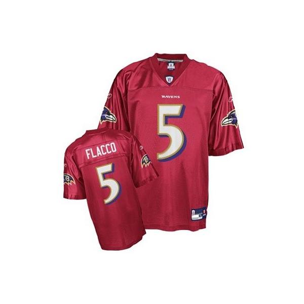 Joe Flacco Baltimore Football Jersey - Baltimore #5 Football Jersey(Red)