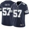 Navy Keith Smith Cowboys #57 Stitched American Football Jersey Custom Sewn-on Patches Mens Womens Youth