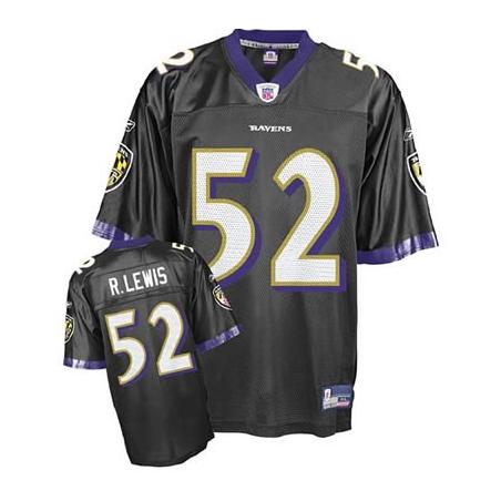 Ray Lewis Baltimore Football Jersey - Baltimore #52 Football Jersey(Black)