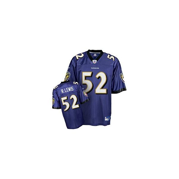 Ray Lewis Baltimore Football Jersey - Baltimore #52 Football Jersey(Purple)