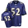 Ray Lewis Baltimore Football Jersey - Baltimore #52 Football Jersey(Purple)