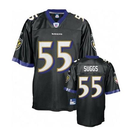 Terrell Suggs Baltimore Football Jersey - Baltimore #55 Football Jersey(Black)