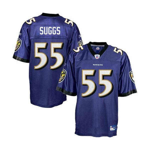 Terrell Suggs Baltimore Football Jersey - Baltimore #55 Football Jersey(Purple)