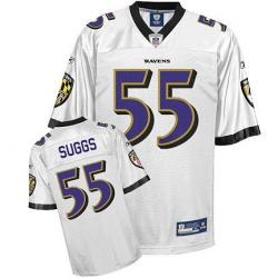 Terrell Suggs Baltimore Football Jersey - Baltimore #55 Football Jersey(White)