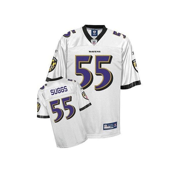 Terrell Suggs Baltimore Football Jersey - Baltimore #55 Football Jersey(White)