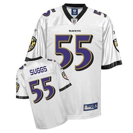 Terrell Suggs Baltimore Football Jersey - Baltimore #55 Football Jersey(White)