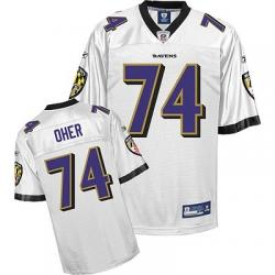 Michael Oher Baltimore Football Jersey - Baltimore #74 Football Jersey(White)