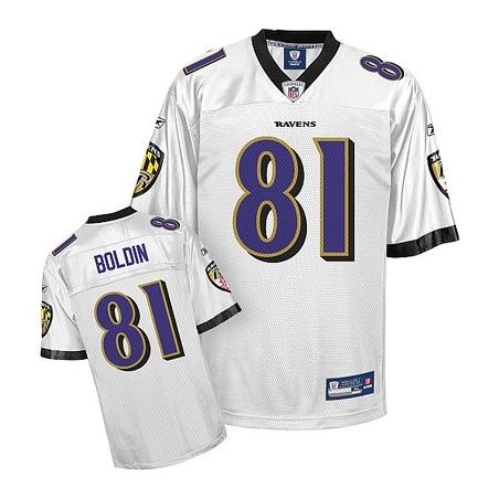 Anquan Boldin Baltimore Football Jersey - Baltimore #81 Football Jersey(White)