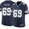 Navy Brandon Knight Cowboys #69 Stitched American Football Jersey Custom Sewn-on Patches Mens Womens Youth