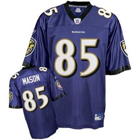 Derrick Mason Baltimore Football Jersey - Baltimore #85 Football Jersey(Purple)