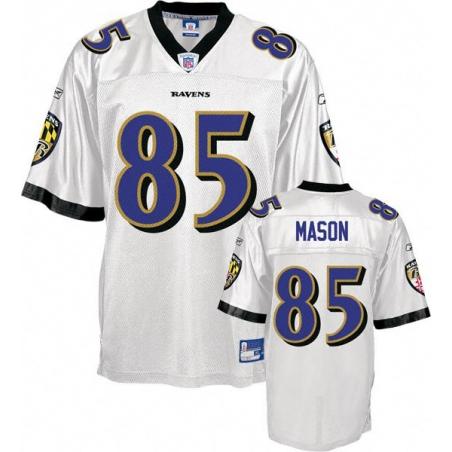 Derrick Mason Baltimore Football Jersey - Baltimore #85 Football Jersey(White)