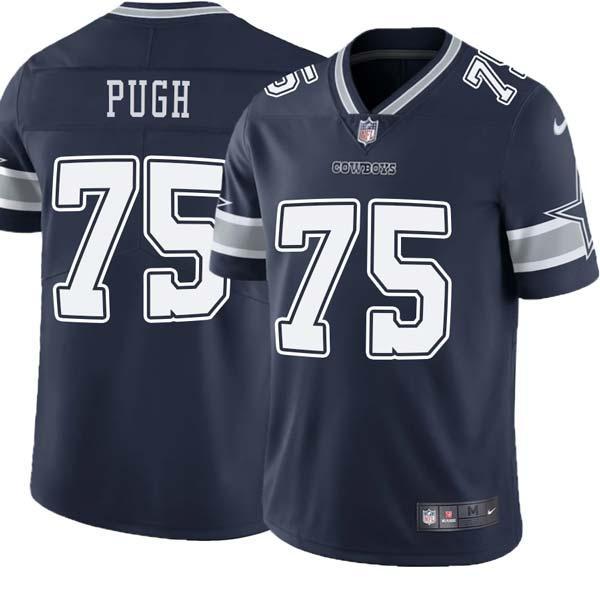 Navy Jethro Pugh Cowboys #75 Stitched American Football Jersey Custom Sewn-on Patches Mens Womens Youth