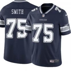 Navy Daryle Smith Cowboys #75 Stitched American Football Jersey Custom Sewn-on Patches Mens Womens Youth