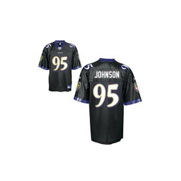 Jarret Johnson Baltimore Football Jersey - Baltimore #95 Football Jersey(Black)