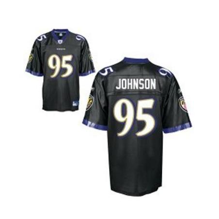 Jarret Johnson Baltimore Football Jersey - Baltimore #95 Football Jersey(Black)