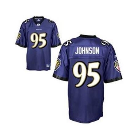 Jarret Johnson Baltimore Football Jersey - Baltimore #95 Football Jersey(Purple)