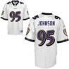 Jarret Johnson Baltimore Football Jersey - Baltimore #95 Football Jersey(White)