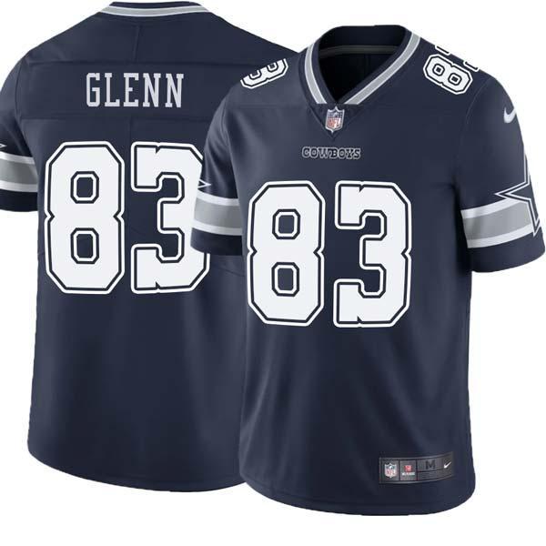 Navy Terry Glenn Cowboys #83 Stitched American Football Jersey Custom Sewn-on Patches Mens Womens Youth