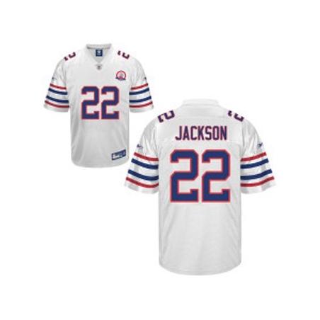 Fred Jackson Buffalo Football Jersey - Buffalo #22 Football Jersey(White with 50th patch)