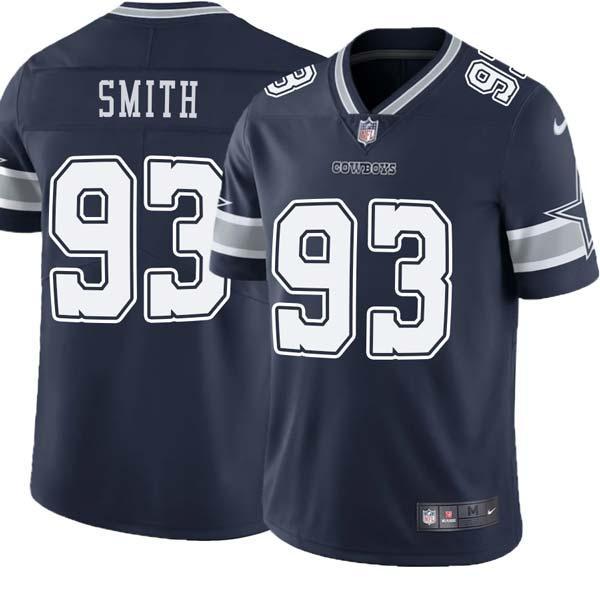 Navy Artie Smith Cowboys #93 Stitched American Football Jersey Custom Sewn-on Patches Mens Womens Youth