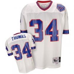 Thurman Thomas Buffalo Football Jersey - Buffalo #34 Football Jersey(White Throwback)