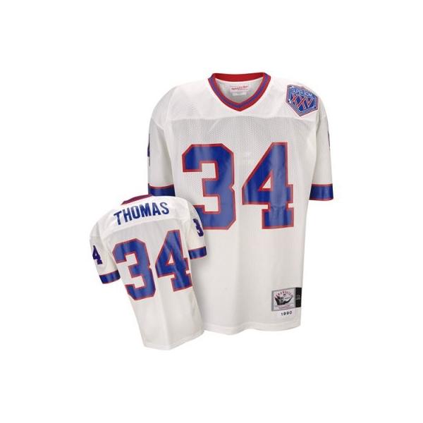 Thurman Thomas Buffalo Football Jersey - Buffalo #34 Football Jersey(White Throwback)