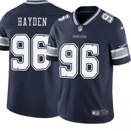 Navy Nick Hayden Cowboys #96 Stitched American Football Jersey Custom Sewn-on Patches Mens Womens Youth