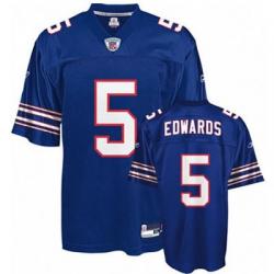 Trent Edwards Buffalo Football Jersey - Buffalo #5 Football Jersey(Light Blue)