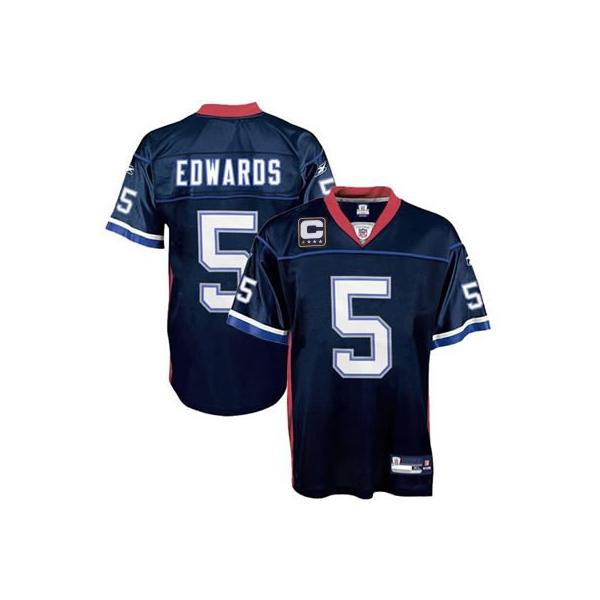 Trent Edwards Buffalo Football Jersey - Buffalo #5 Football Jersey(Navy)