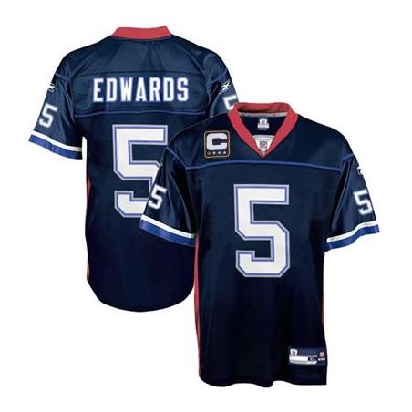 Trent Edwards Buffalo Football Jersey - Buffalo #5 Football Jersey(Navy)