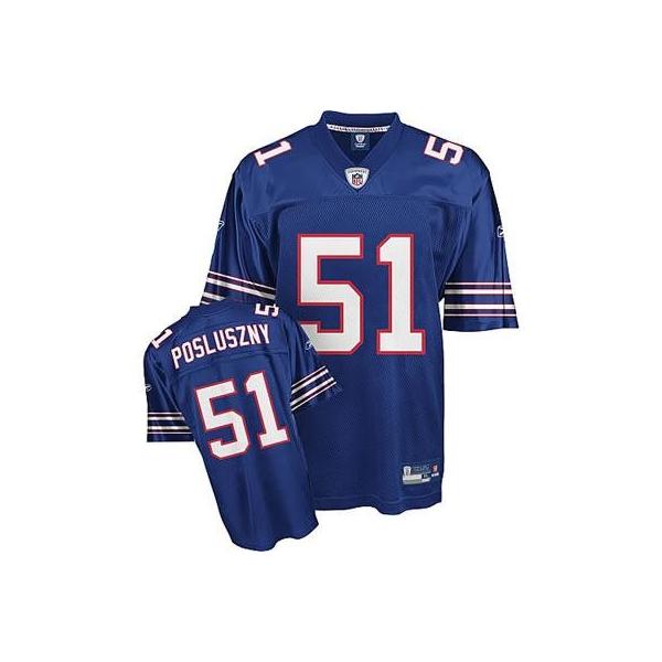 Paul Posluszny Buffalo Football Jersey - Buffalo #51 Football Jersey(Light Blue)