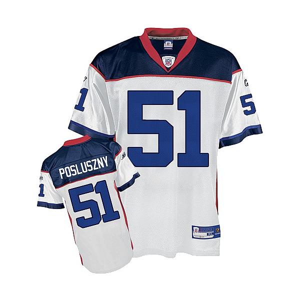 Paul Posluszny Buffalo Football Jersey - Buffalo #51 Football Jersey(White)