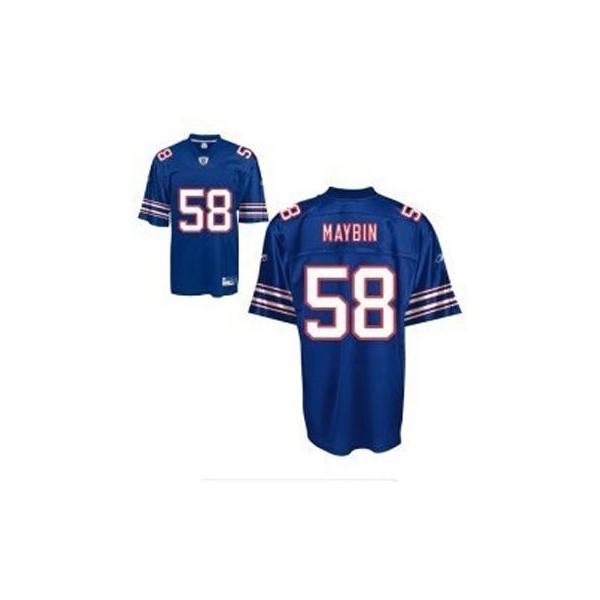 Aaron Maybin Buffalo Football Jersey - Buffalo #58 Football Jersey(Light Blue)