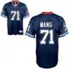 Ed Wang Blue Buffalo Football Jersey - Buffalo #71 Football Jersey(Navy)