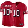 Red Throwback Bruce Ellington 49ers Jersey Custom Sewn-on Patches Mens Womens Youth